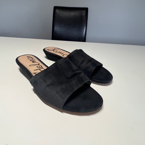 sam edelman suede mules / slides - Picture 3 of 5